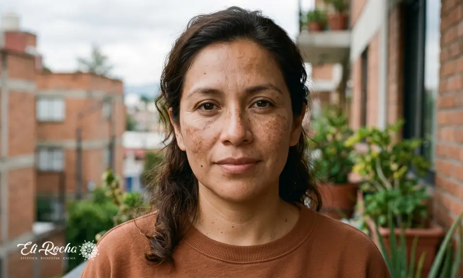 Tipos de manchas en la cara